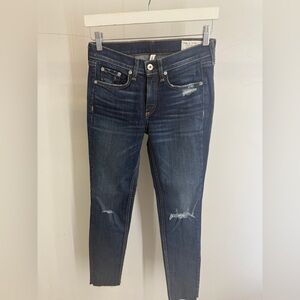 rag & bone Dark Blue Skinny Jeans